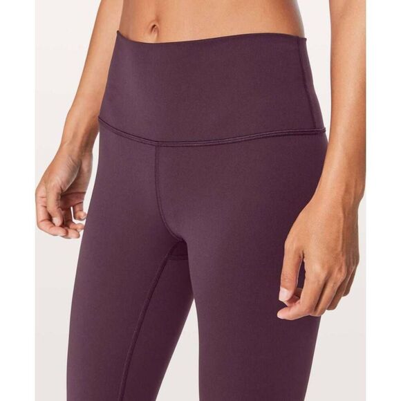 LULULEMON ATHLETICA Wunder Under Crop 'Full On Luxtreme 21' Size 4 - Picture 3 of 5